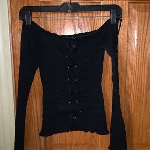 Off the shoulder blouse